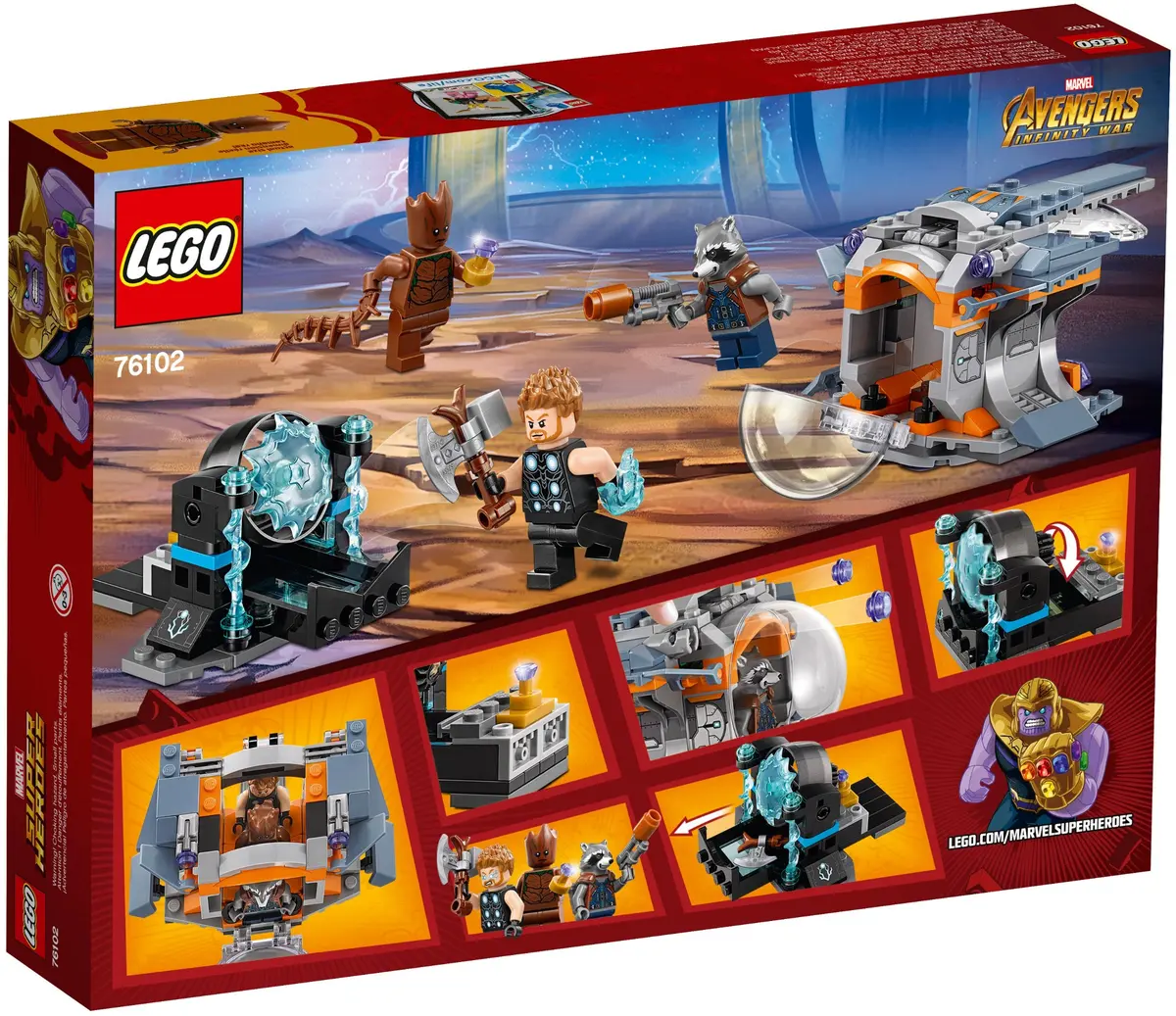 LEGO Marvel Super Heroes 76102 Thor's Weapon Quest set, image 6