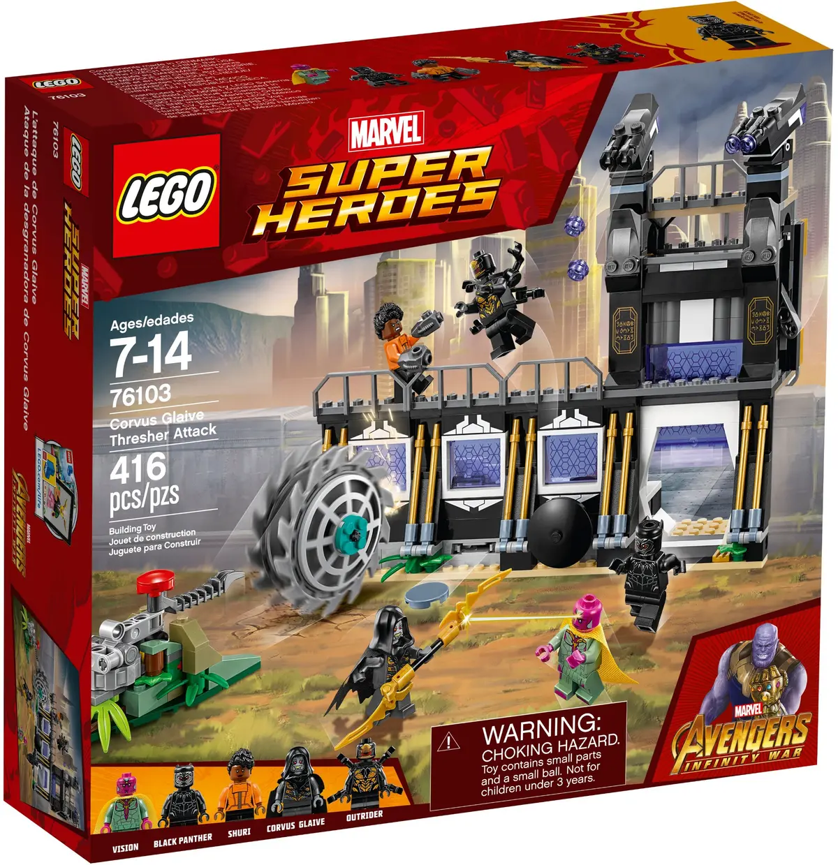 LEGO Marvel Super Heroes 76103 Corvus Glaive Thresher Attack set, image 2