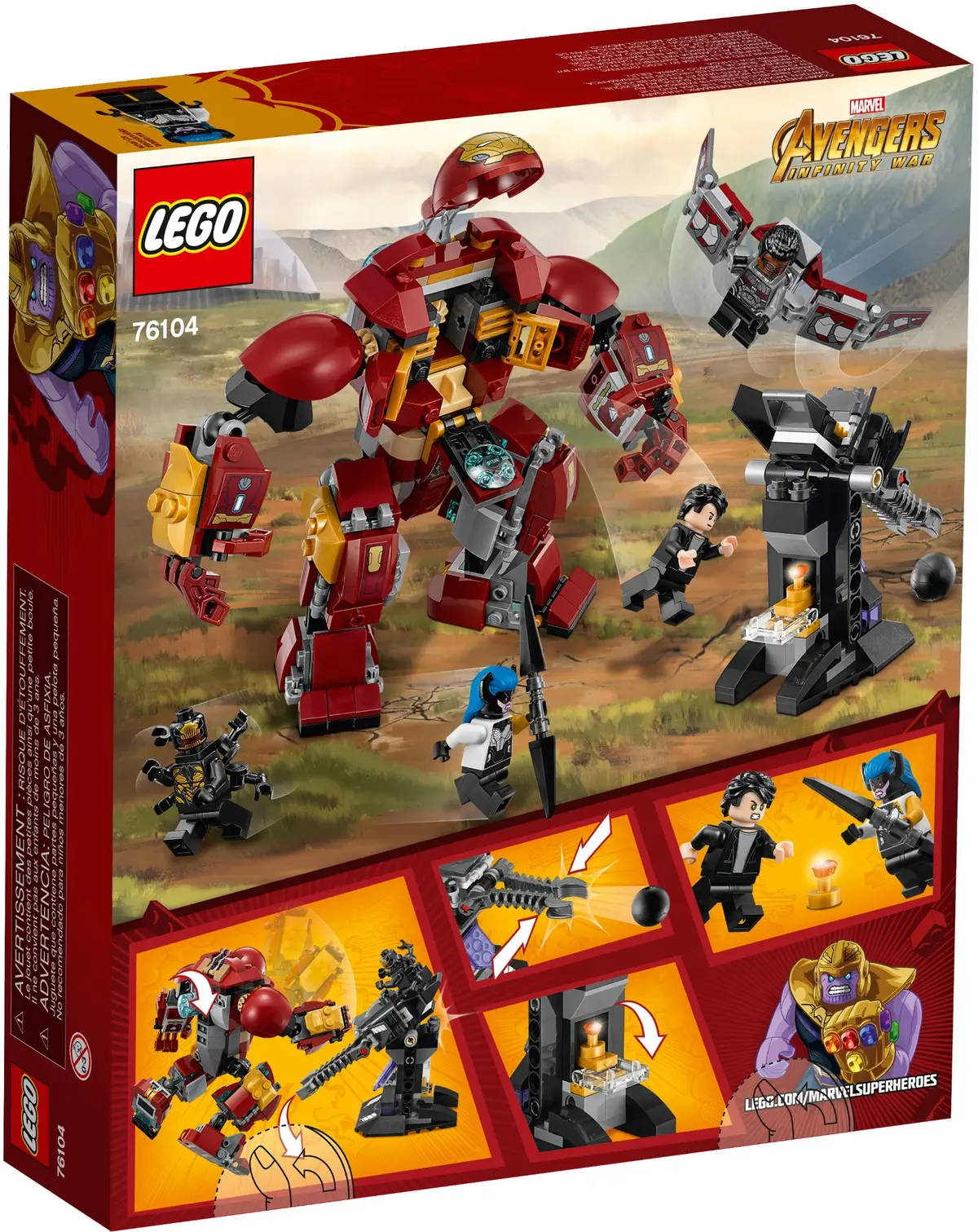 LEGO Marvel Super Heroes 76104 The Hulkbuster Smash-Up set, image 6