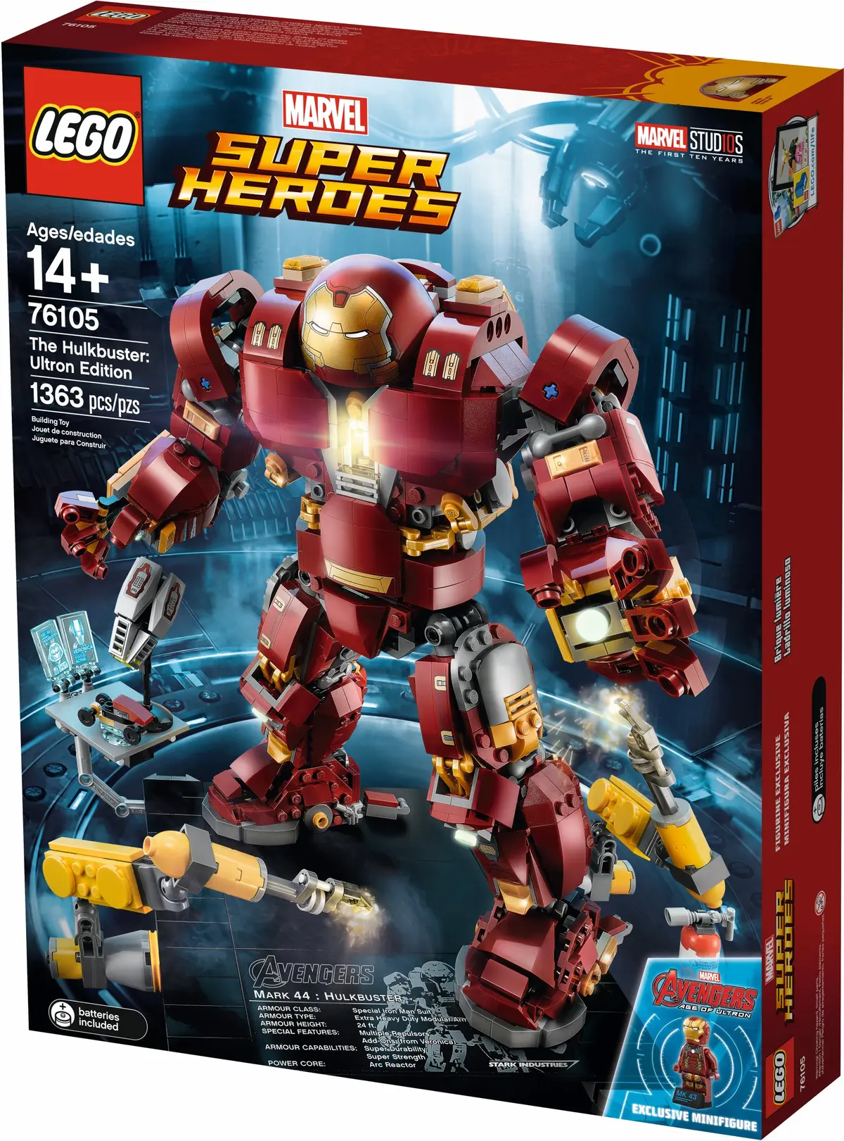 LEGO Marvel Super Heroes 76105 The Hulkbuster: Ultron Edition set, image 6