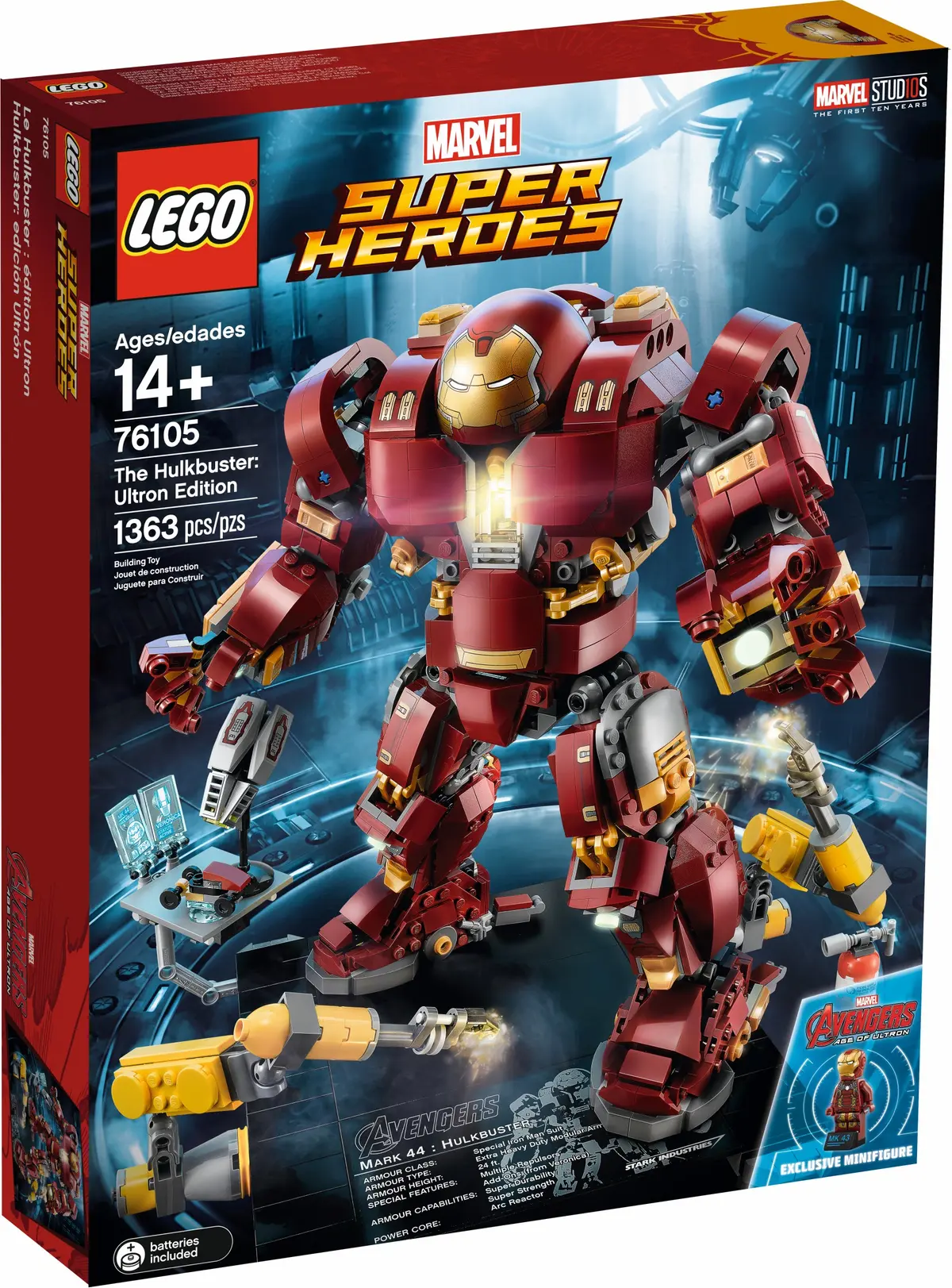LEGO Marvel Super Heroes 76105 The Hulkbuster: Ultron Edition set, image 5
