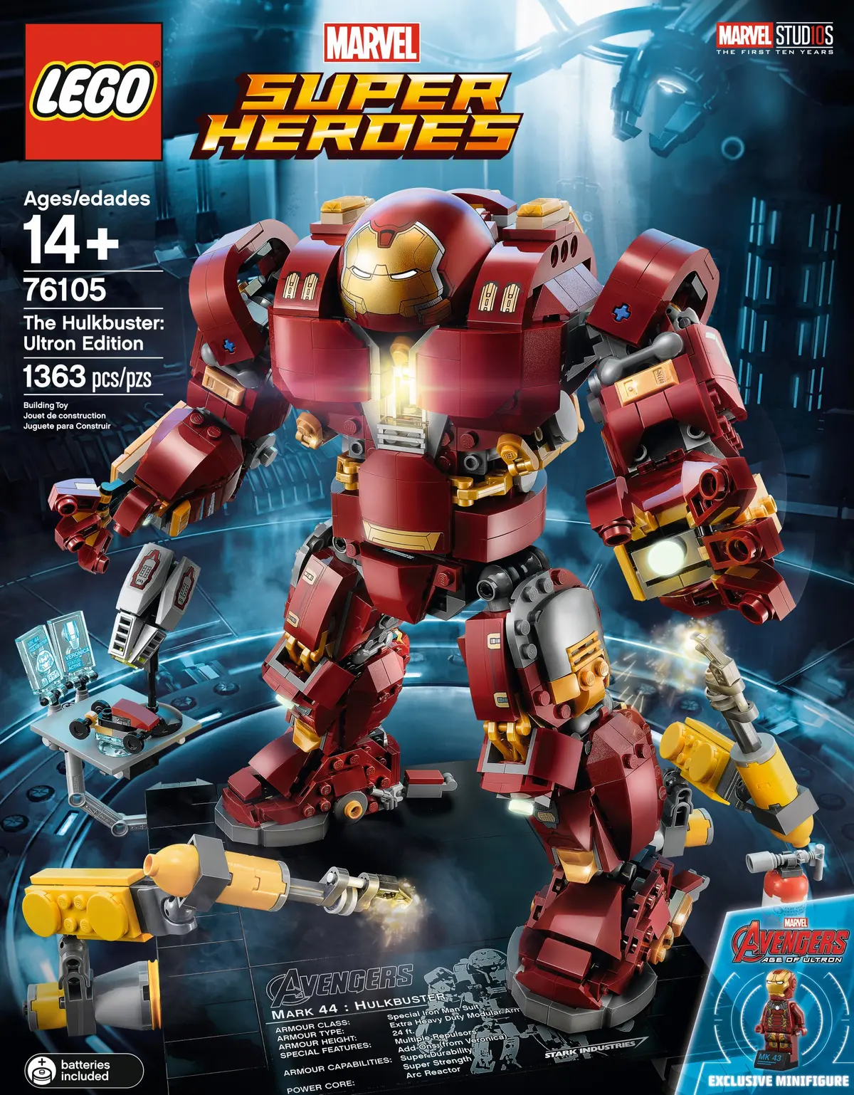 LEGO Marvel Super Heroes 76105 The Hulkbuster: Ultron Edition set, image 7