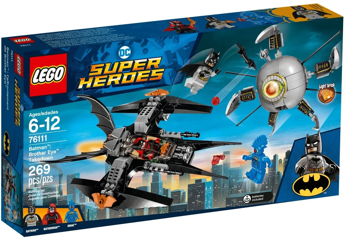 LEGO DC Comics Super Heroes 76111 Batman: Brother Eye Takedown set, image 2