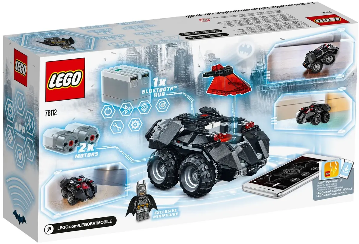 LEGO DC Comics Super Heroes 76112 App-Controlled Batmobile set, image 4