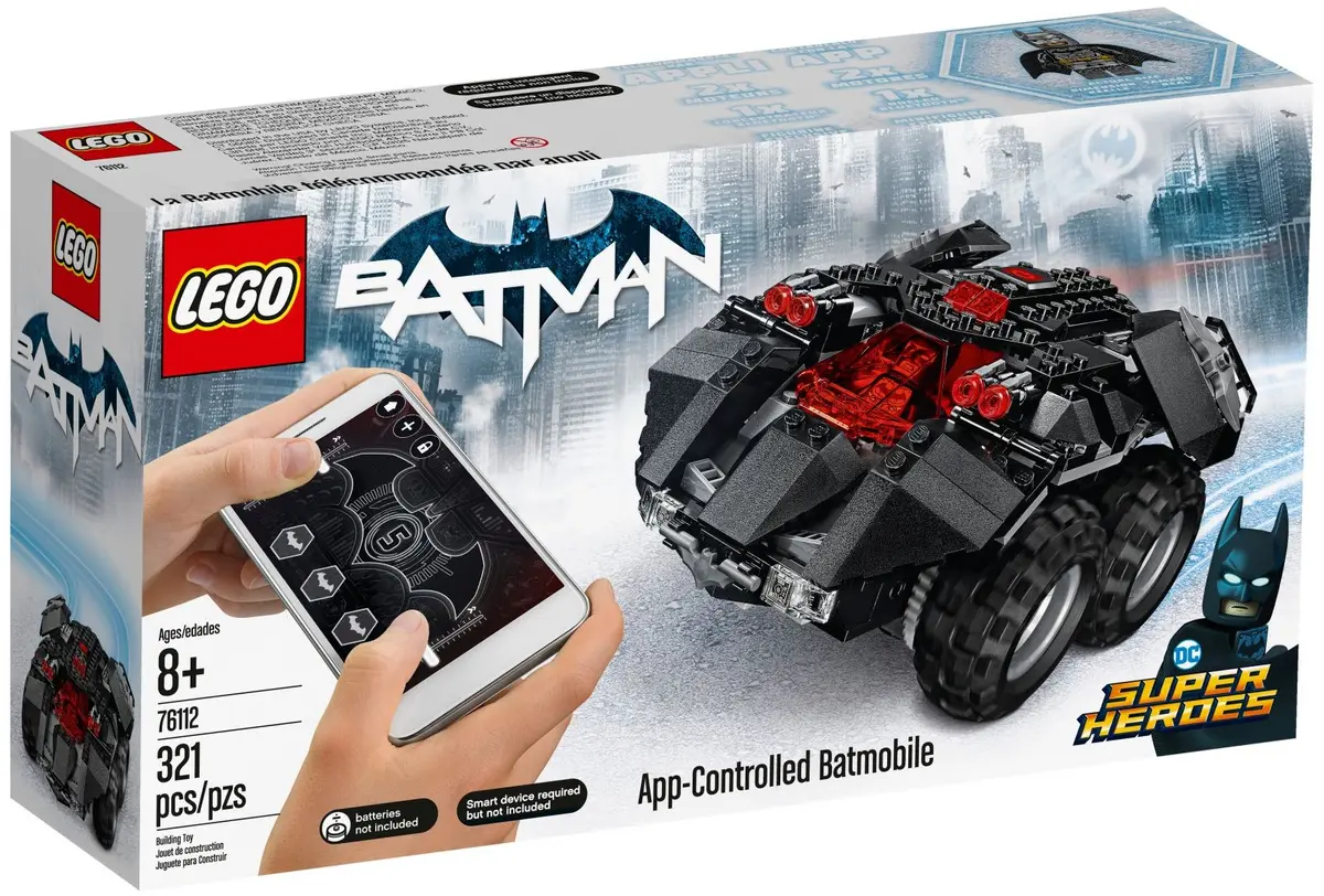 LEGO DC Comics Super Heroes 76112 App-Controlled Batmobile set, image 2