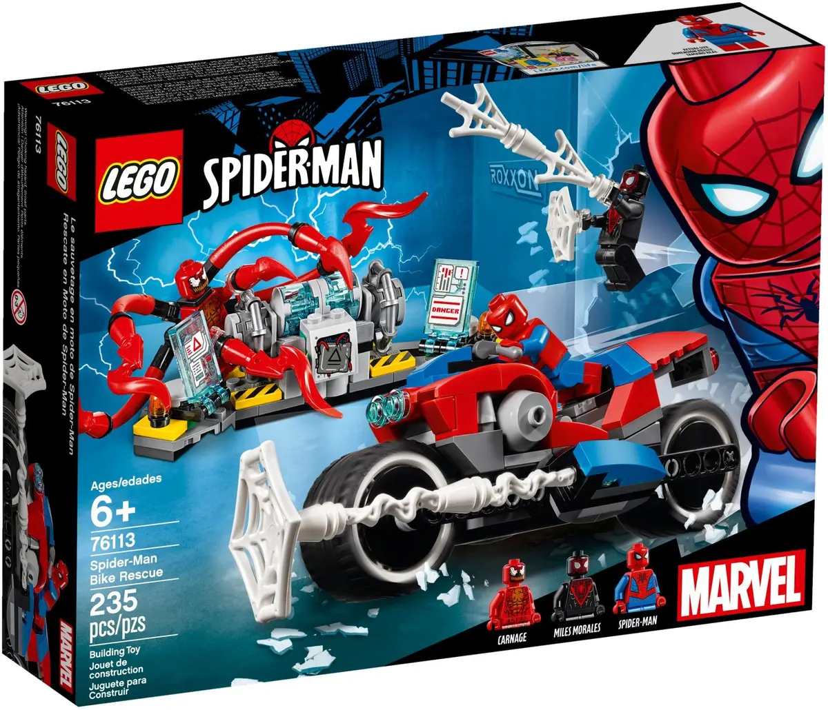 LEGO Marvel Super Heroes 76113 Spider-Man Bike Rescue set, image 2