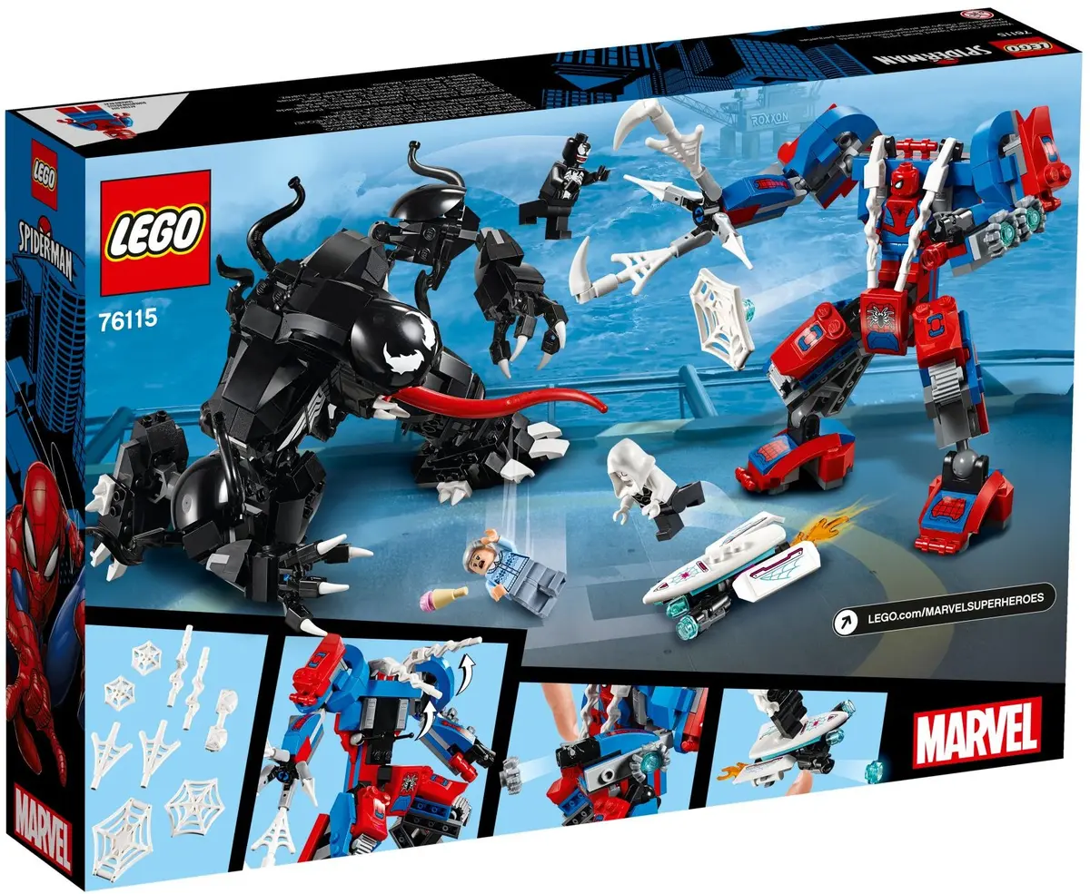 LEGO Marvel Super Heroes 76115 Spider Mech vs. Venom set, image 5