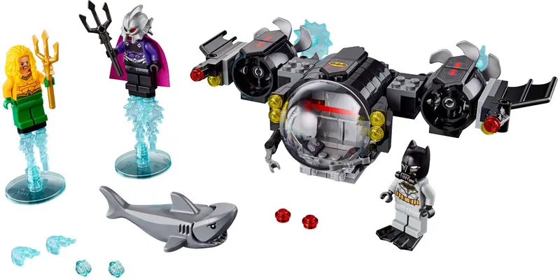 LEGO DC Comics Super Heroes 76116 Batman Batsub and the Underwater Clash set