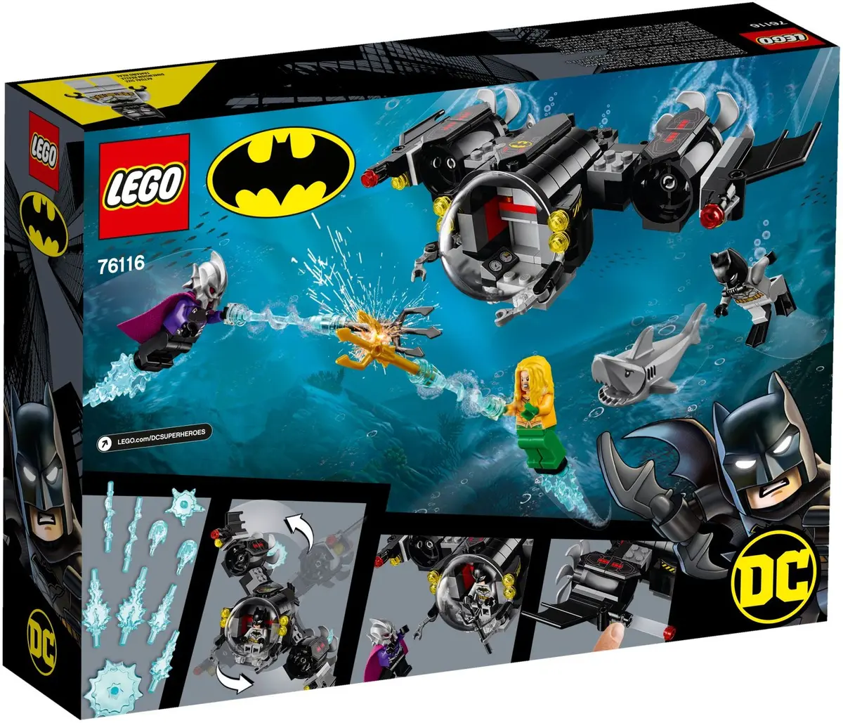 LEGO DC Comics Super Heroes 76116 Batman Batsub and the Underwater Clash set, image 5