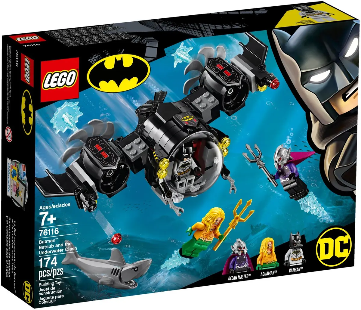 LEGO DC Comics Super Heroes 76116 Batman Batsub and the Underwater Clash set, image 2