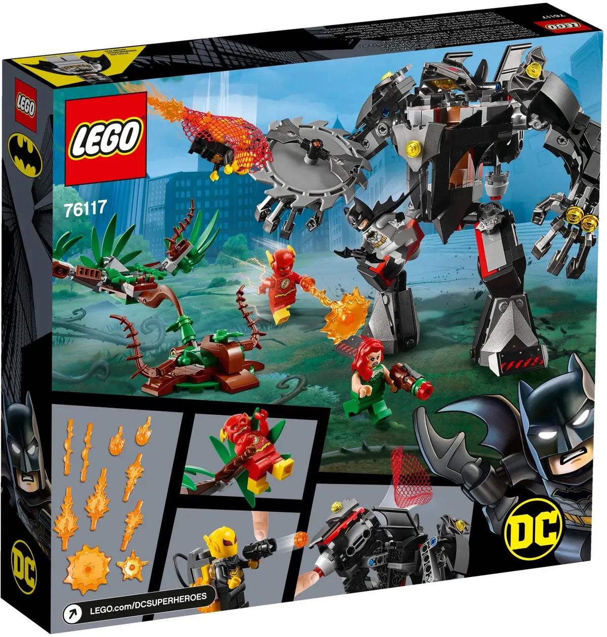 LEGO DC Comics Super Heroes 76117 Batman Mech vs. Poison Ivy Mech set, image 5