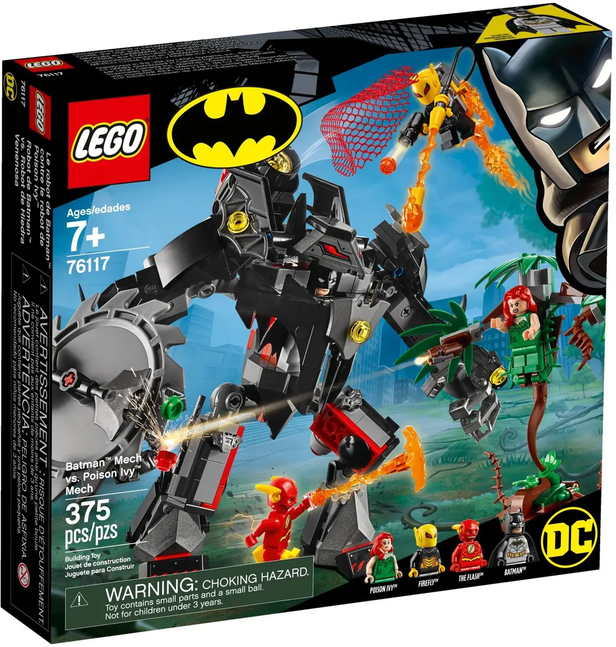 LEGO DC Comics Super Heroes 76117 Batman Mech vs. Poison Ivy Mech set, image 2