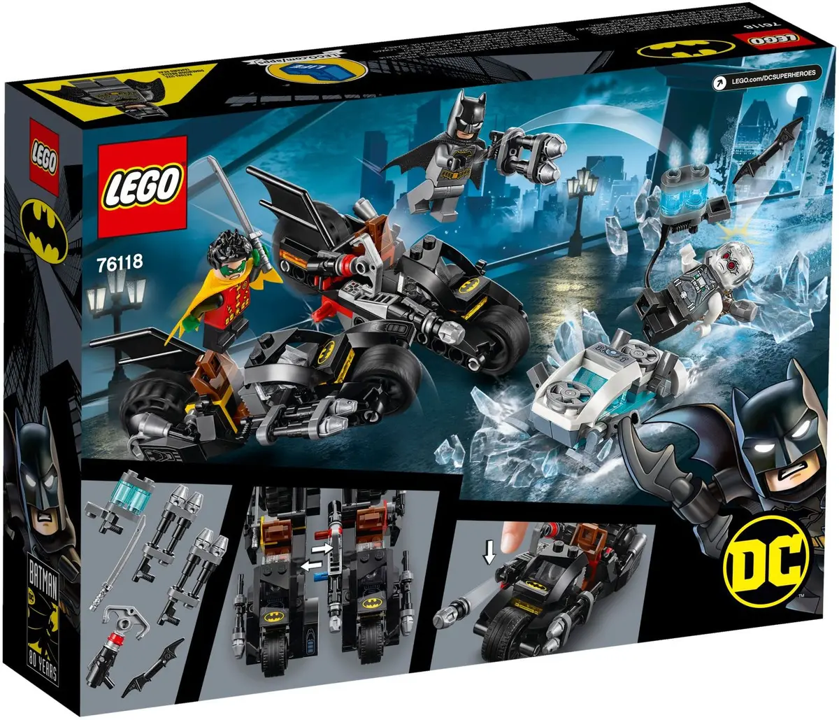LEGO DC Comics Super Heroes 76118 Mr. Freeze Batcycle Battle set, image 5