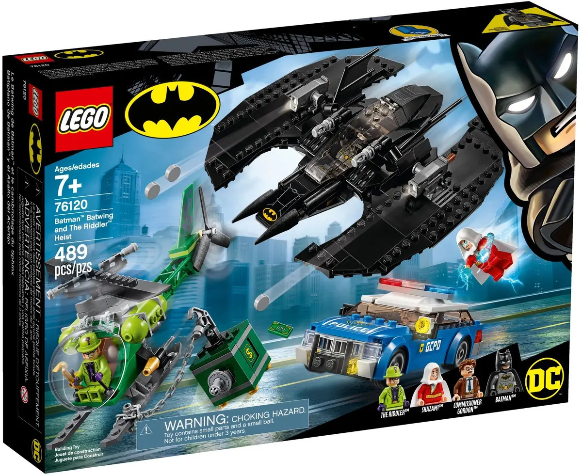 LEGO DC Comics Super Heroes 76120 Batman Batwing and The Riddler Heist set, image 2