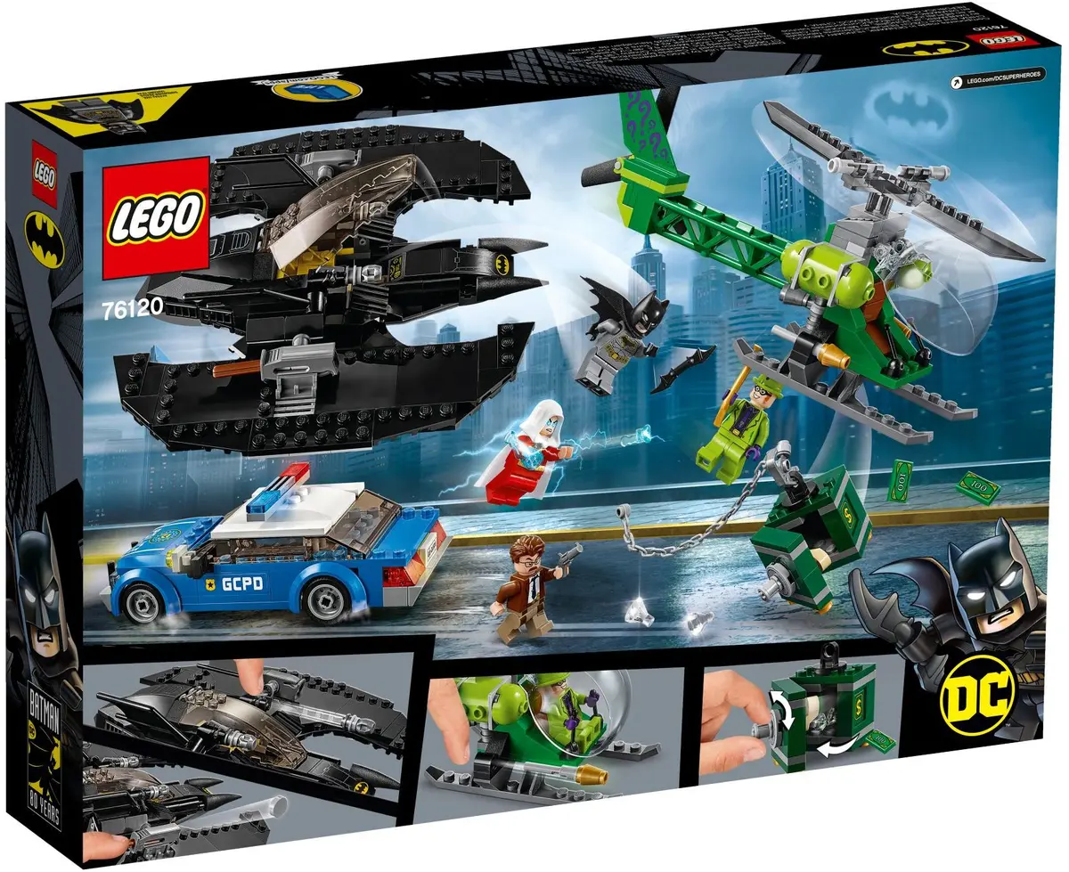 LEGO DC Comics Super Heroes 76120 Batman Batwing and The Riddler Heist set, image 4