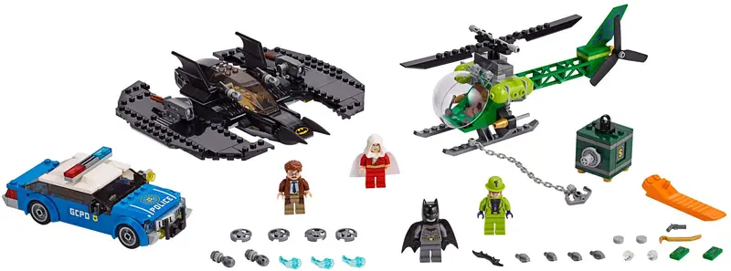 LEGO DC Comics Super Heroes 76120 Batman Batwing and The Riddler Heist set