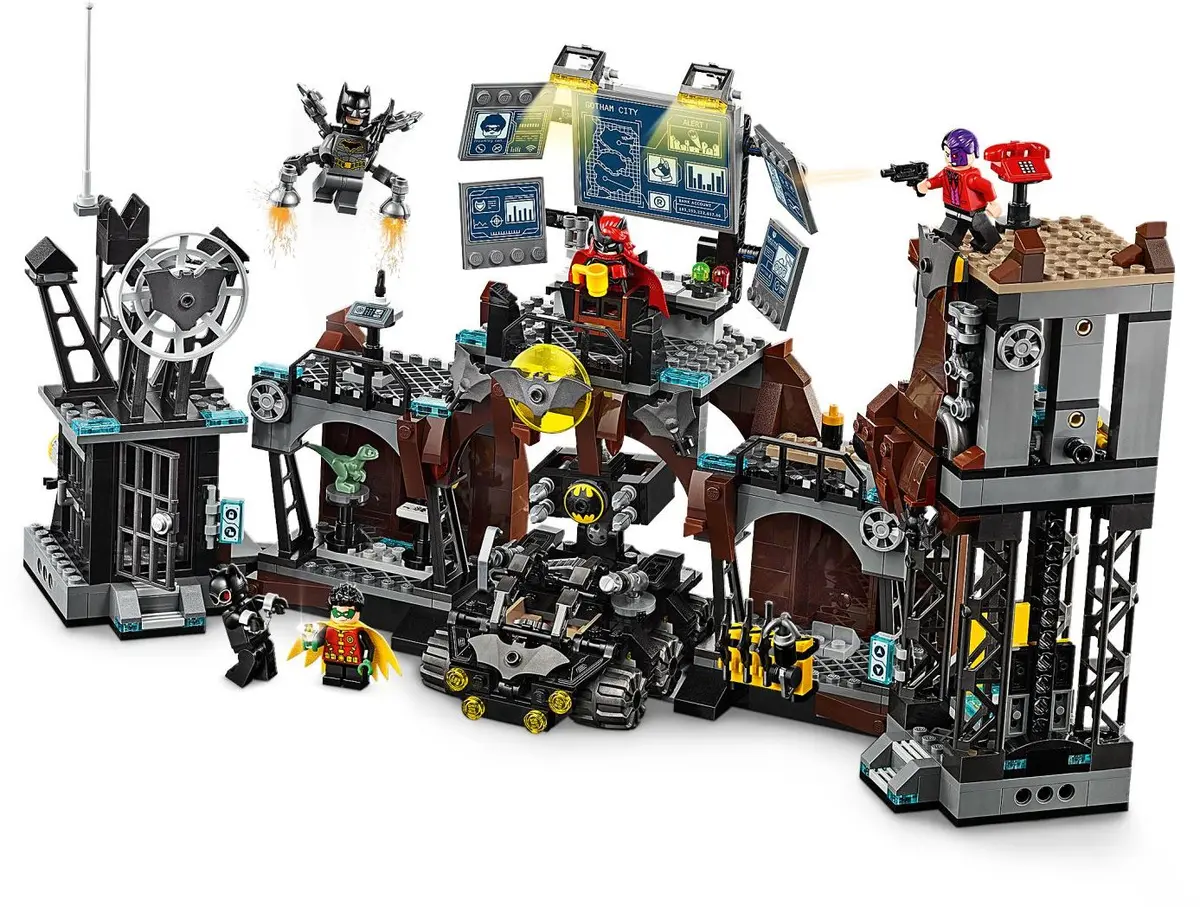 LEGO DC Comics Super Heroes 76122 Batcave Clayface Invasion set, image 4