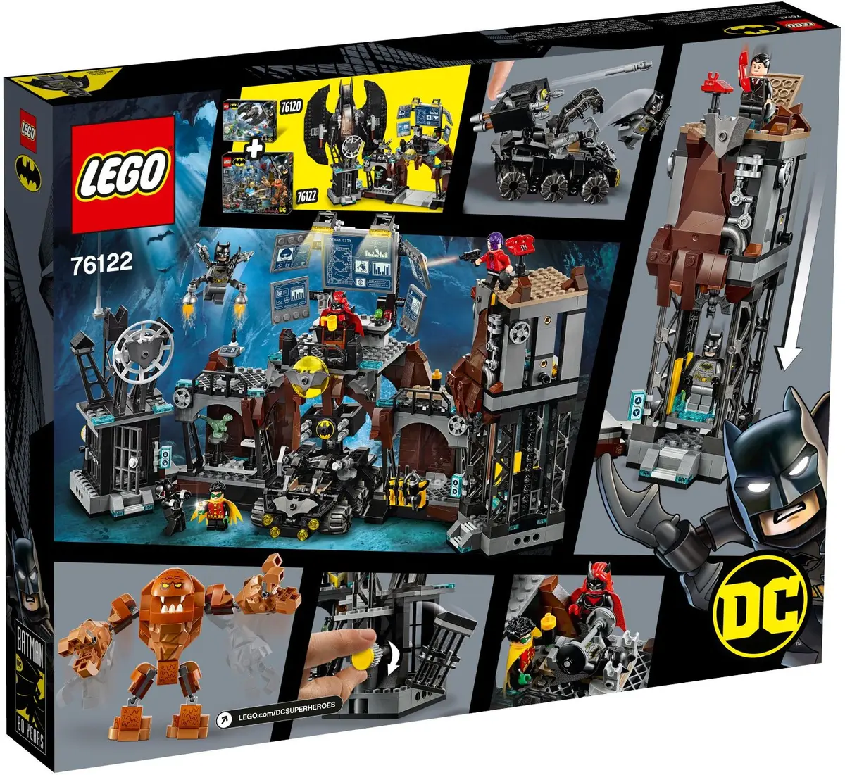 LEGO DC Comics Super Heroes 76122 Batcave Clayface Invasion set, image 5