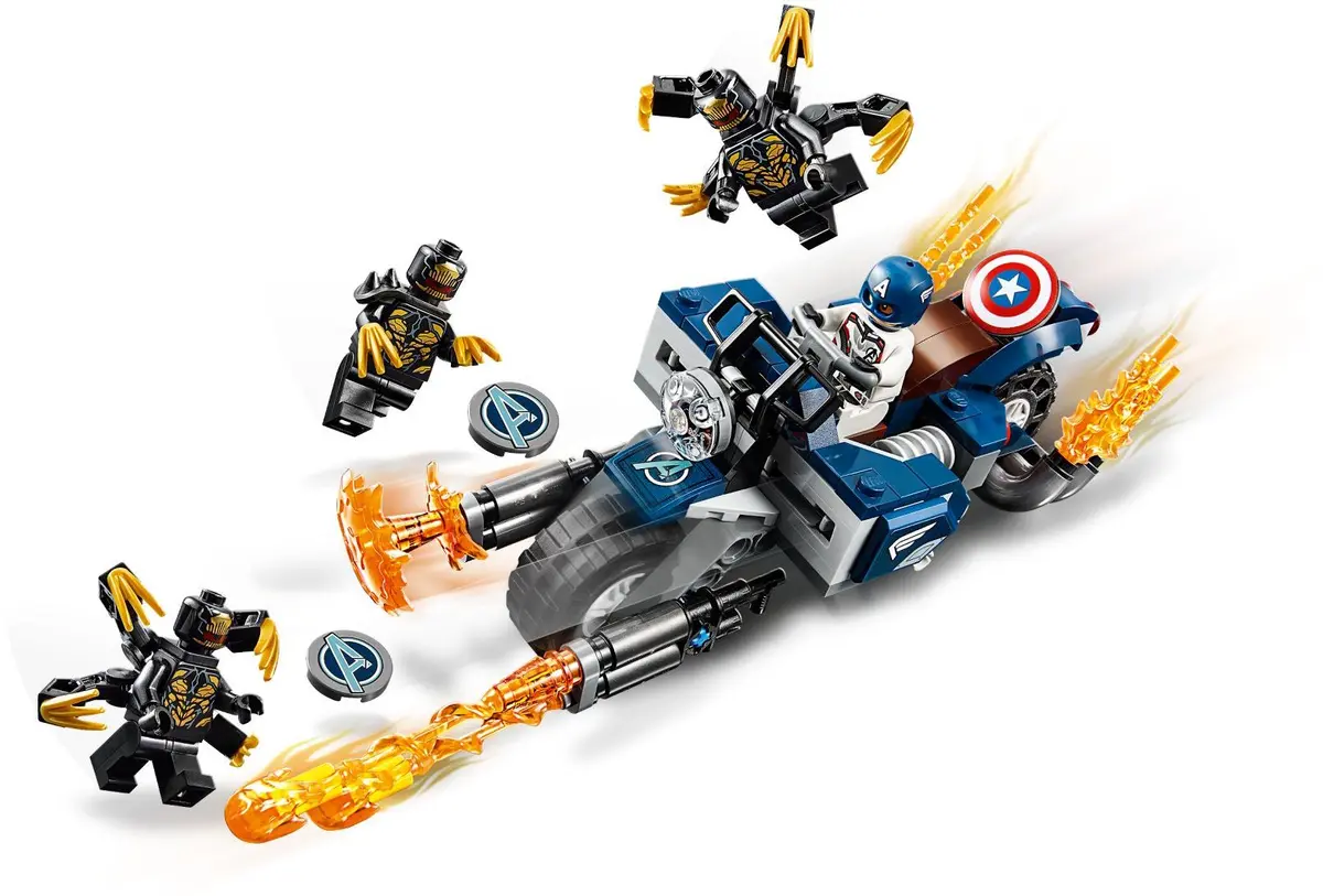 LEGO Marvel Super Heroes 76123 Captain America: Outriders Attack set, image 3