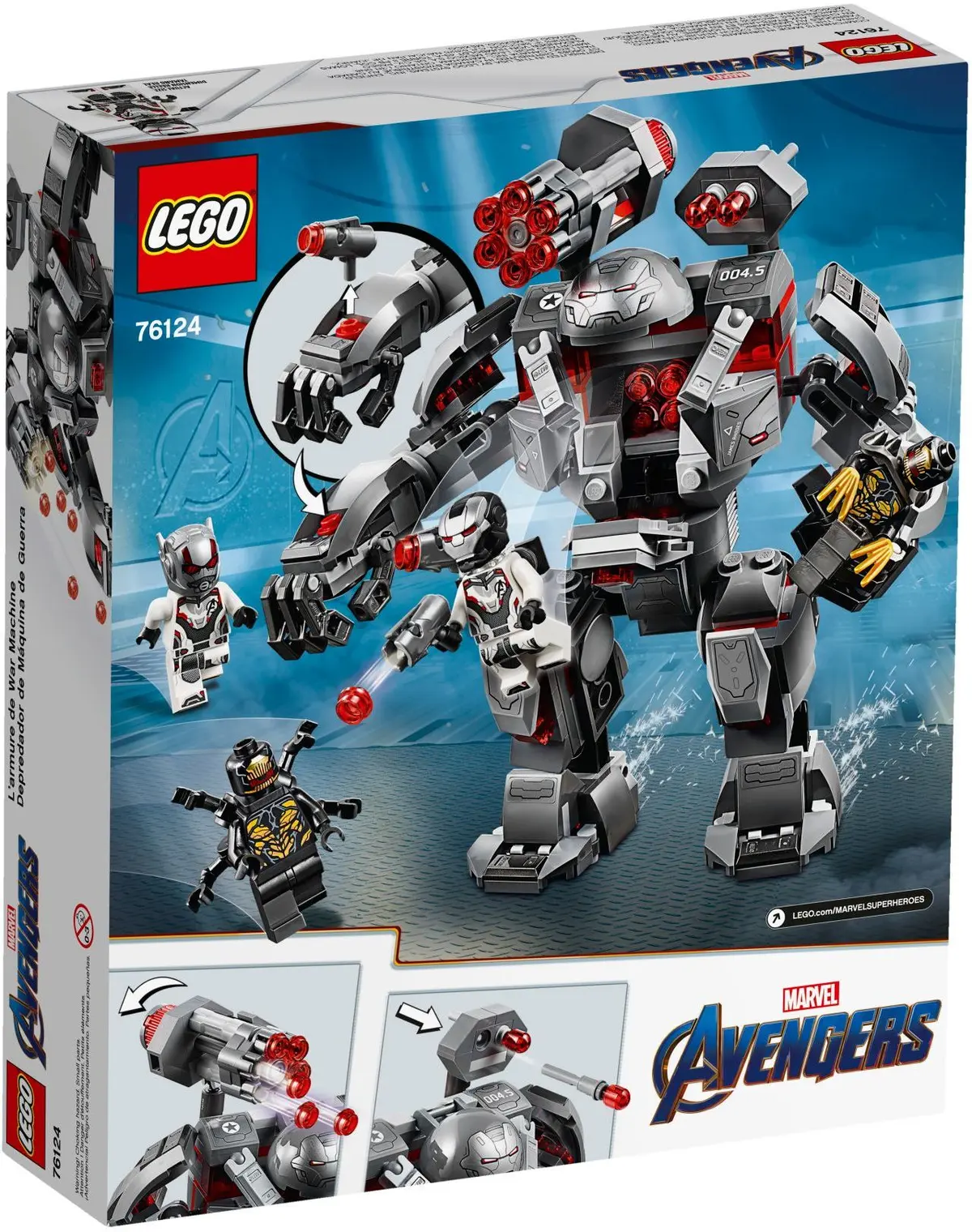 LEGO Marvel Super Heroes 76124 War Machine Buster set, image 5