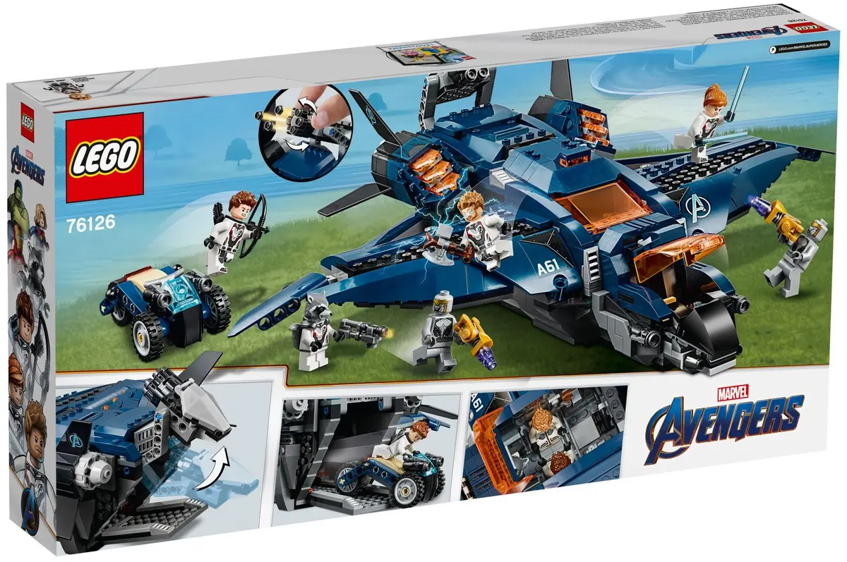 LEGO Marvel Super Heroes 76126 Avengers Ultimate Quinjet set, image 5