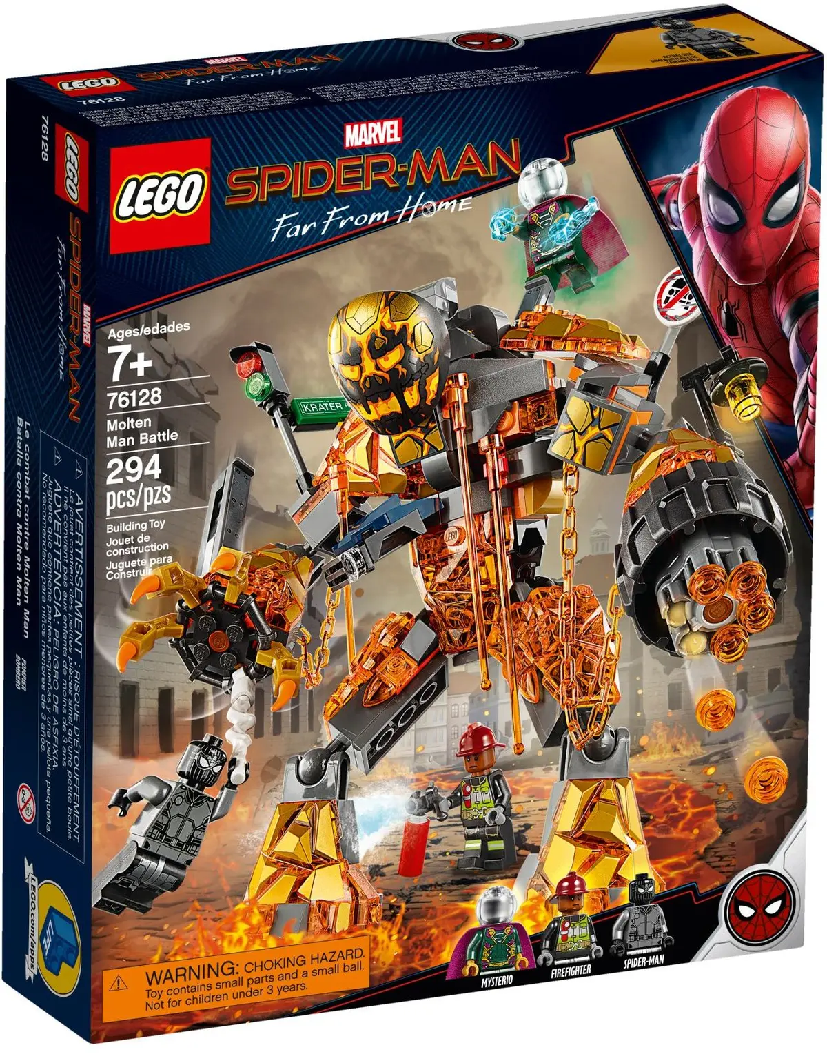 LEGO Marvel Super Heroes 76128 Molten Man Battle set, image 2