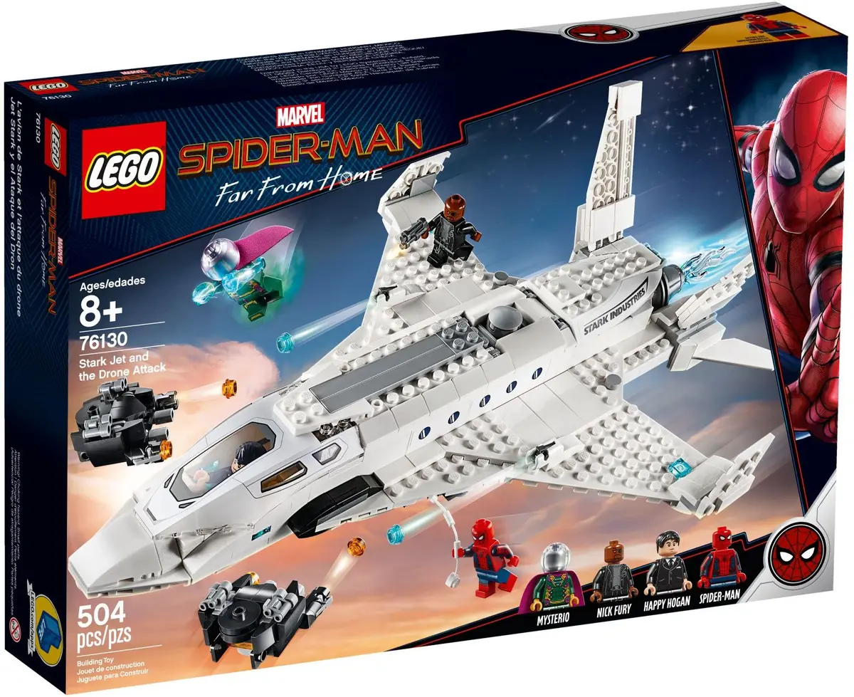 LEGO Marvel Super Heroes 76130 Stark Jet and the Drone Attack set, image 2