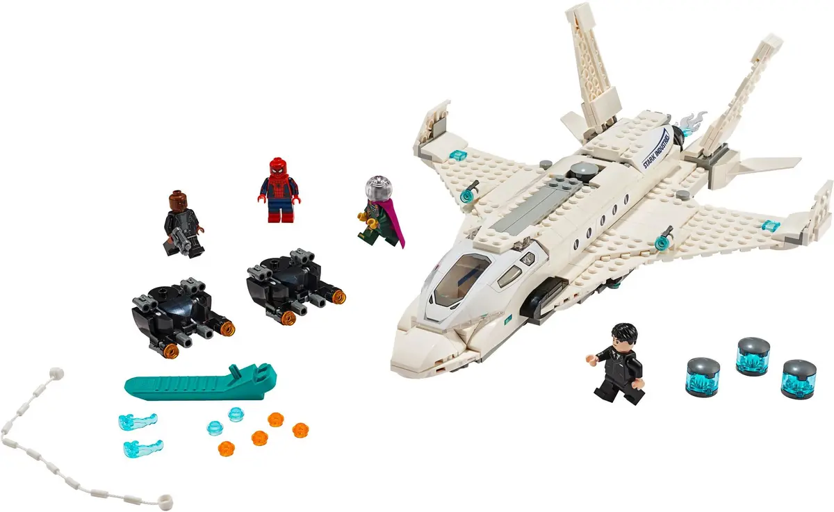 LEGO Marvel Super Heroes 76130 Stark Jet and the Drone Attack set