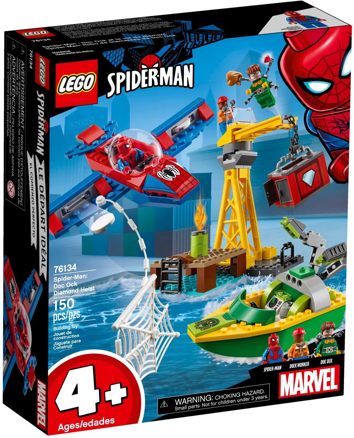 LEGO Marvel Super Heroes 76134 Spider-Man: Doc Ock Diamond Heist set, image 2