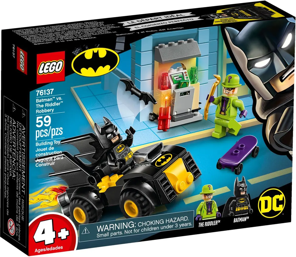 LEGO DC Comics Super Heroes 76137 Batman vs. The Riddler Robbery set, image 2
