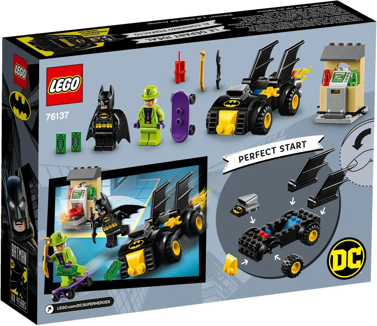 LEGO DC Comics Super Heroes 76137 Batman vs. The Riddler Robbery set, image 5