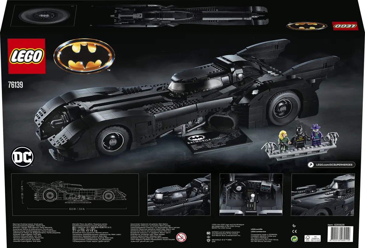 LEGO DC Comics Super Heroes 76139 1989 Batmobile set, image 24