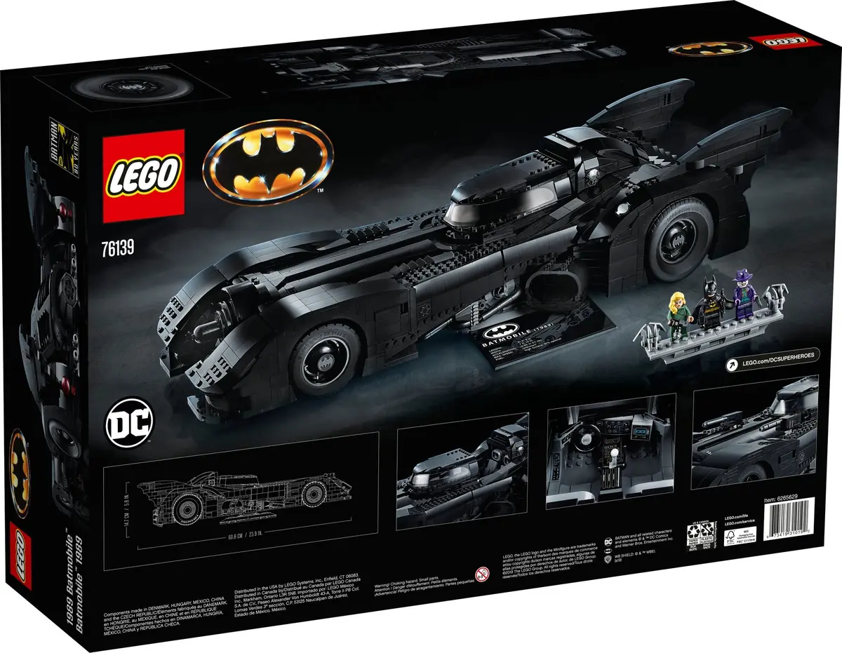 LEGO DC Comics Super Heroes 76139 1989 Batmobile set, image 19