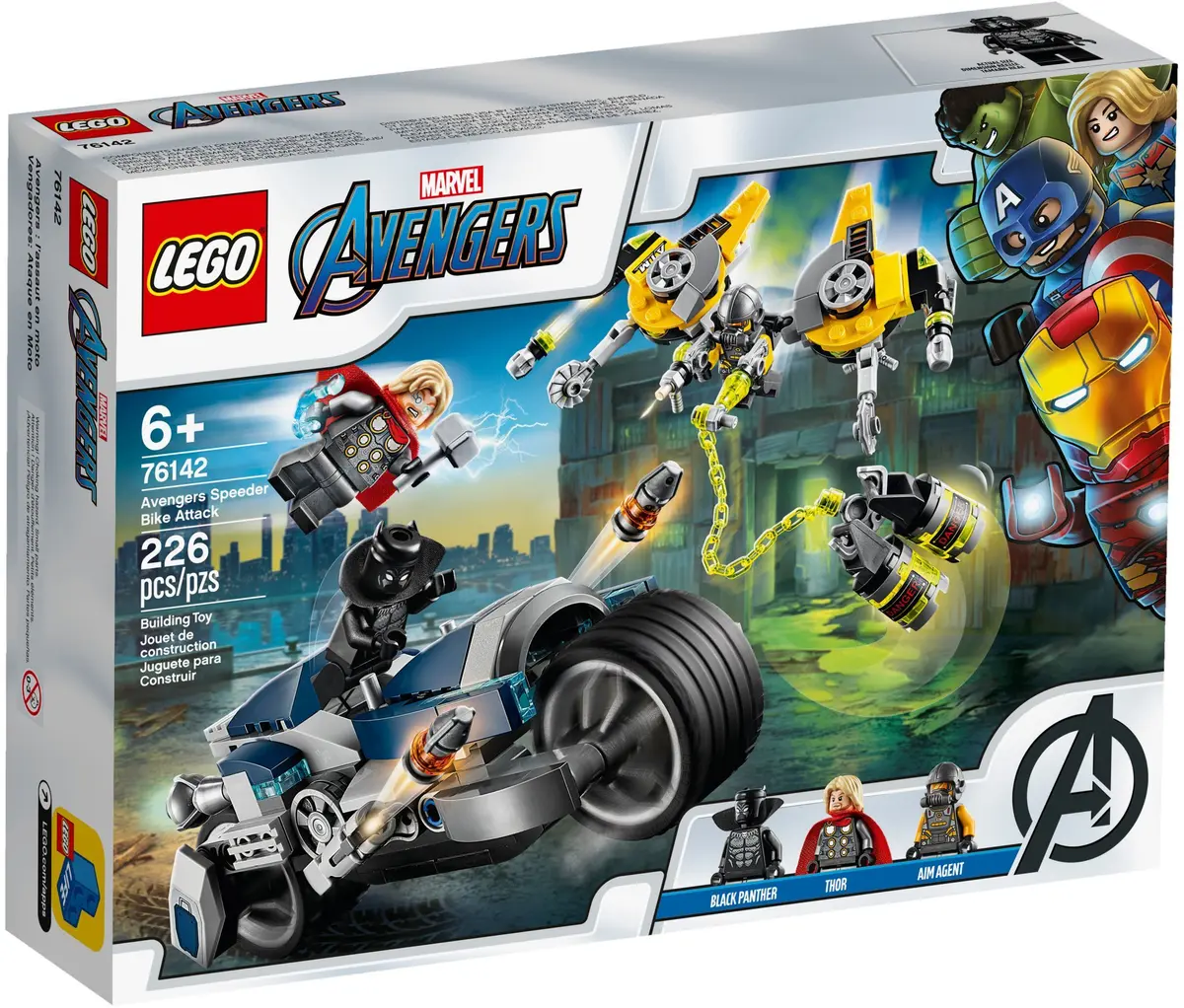 LEGO Marvel Super Heroes 76142 Avengers Speeder Bike Attack set, image 2