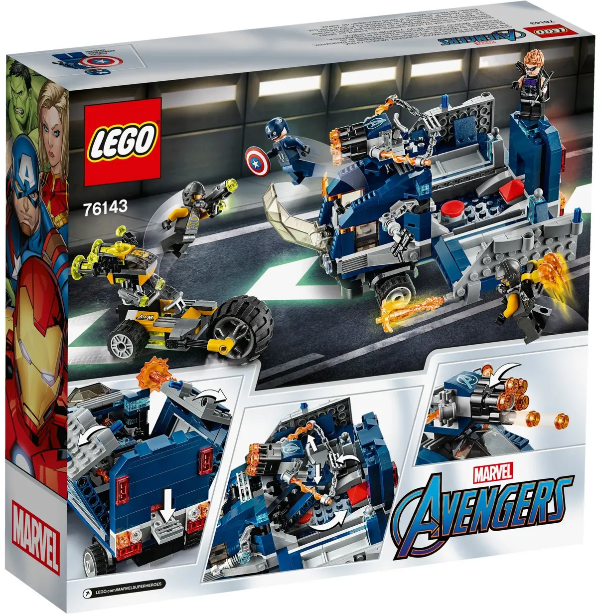 LEGO Marvel Super Heroes 76143 Avengers Truck Take-down set, image 5