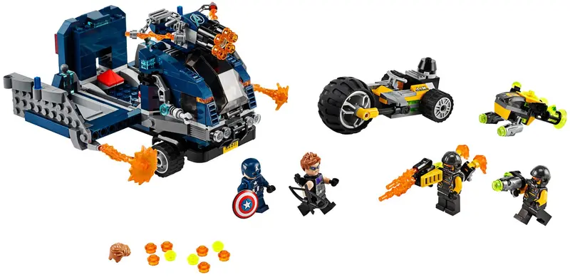 LEGO Marvel Super Heroes 76143 Avengers Truck Take-down set