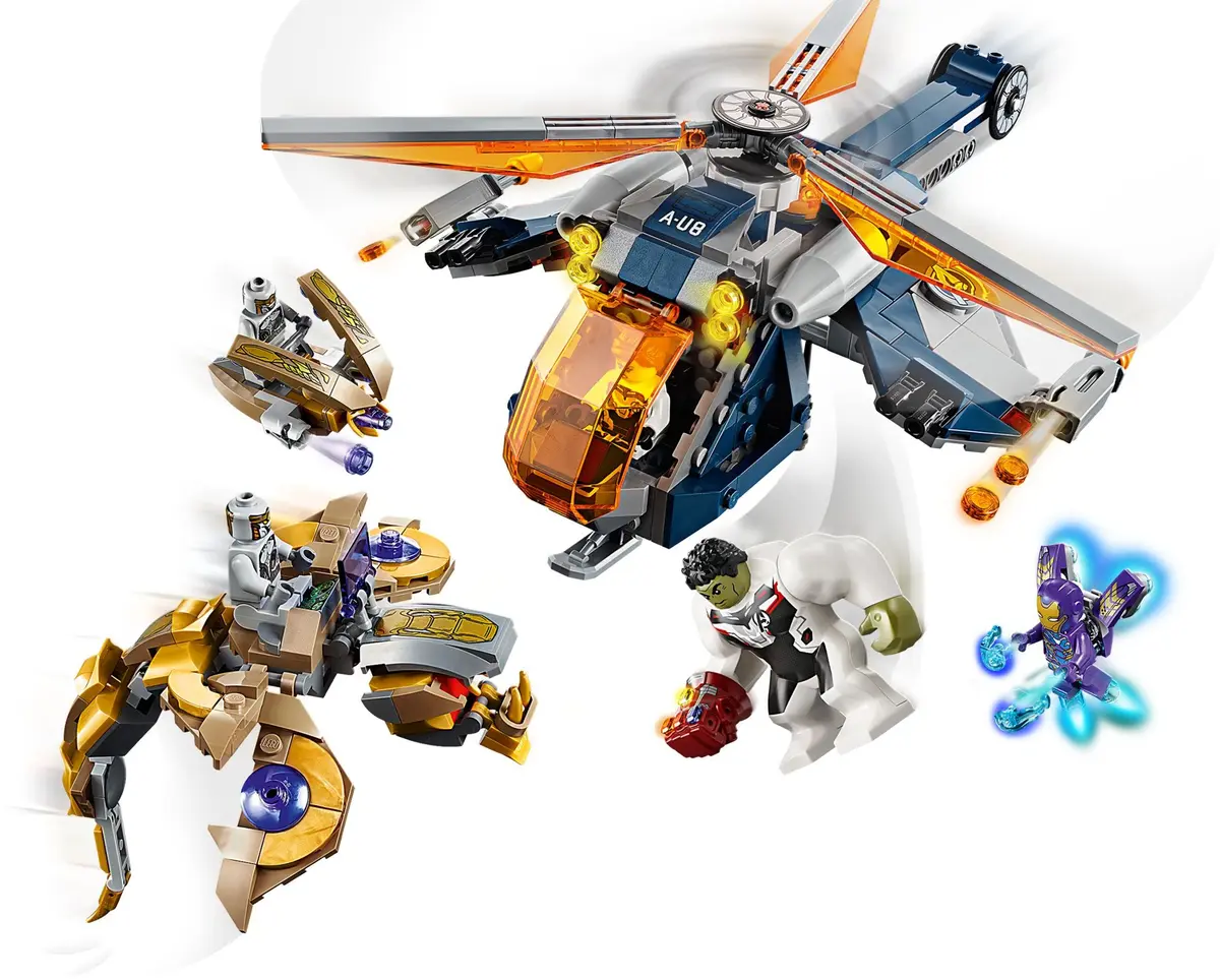 LEGO Marvel Super Heroes 76144 Avengers Hulk Helicopter Rescue set, image 6