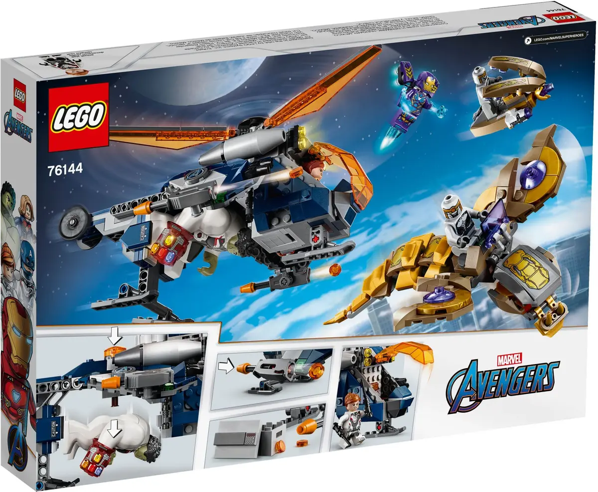 LEGO Marvel Super Heroes 76144 Avengers Hulk Helicopter Rescue set, image 8