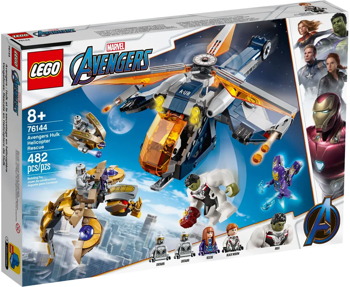 LEGO Marvel Super Heroes 76144 Avengers Hulk Helicopter Rescue set, image 2