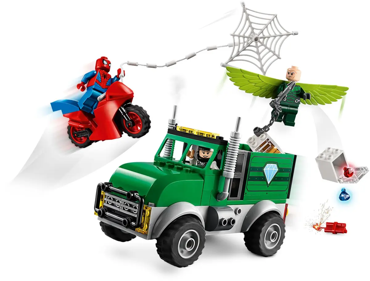 LEGO Marvel Super Heroes 76147 Vulture's Trucker Robbery set, image 4