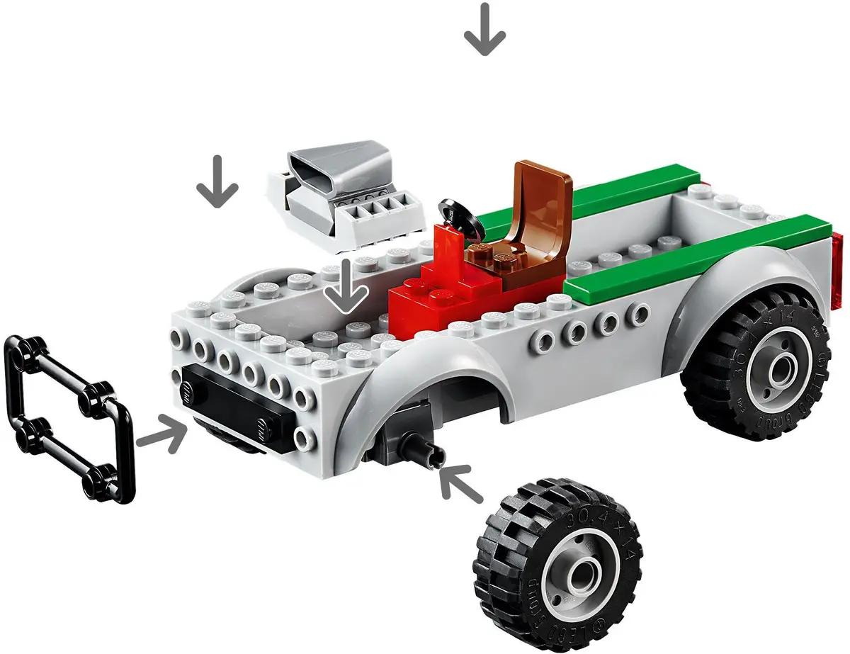 LEGO Marvel Super Heroes 76147 Vulture's Trucker Robbery set, image 9