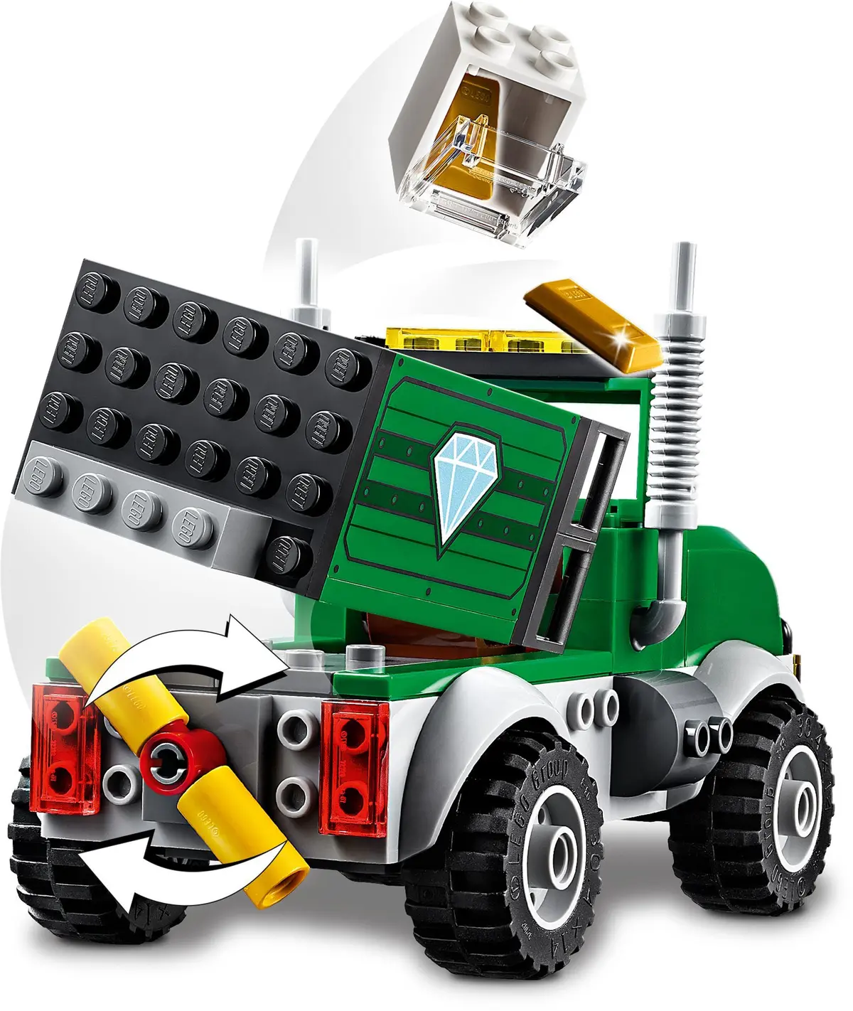 LEGO Marvel Super Heroes 76147 Vulture's Trucker Robbery set, image 8