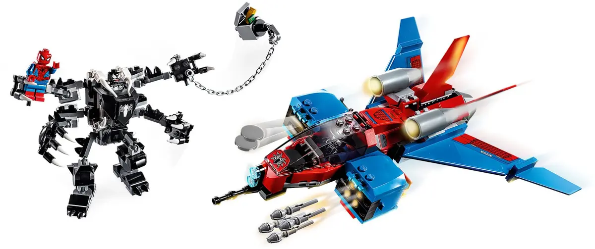 LEGO Marvel Super Heroes 76150 Spiderjet vs. Venom Mech set, image 3