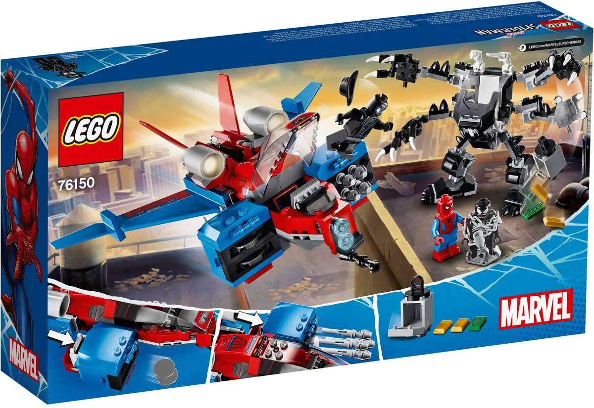 LEGO Marvel Super Heroes 76150 Spiderjet vs. Venom Mech set, image 5