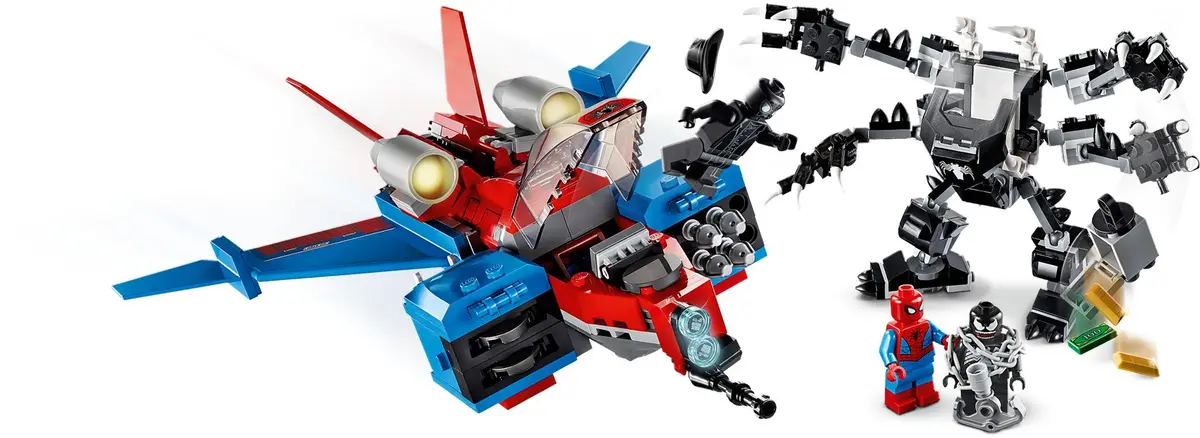 LEGO Marvel Super Heroes 76150 Spiderjet vs. Venom Mech set, image 4