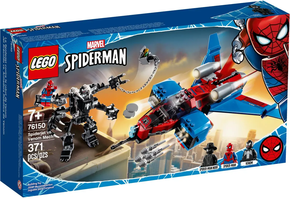 LEGO Marvel Super Heroes 76150 Spiderjet vs. Venom Mech set, image 2