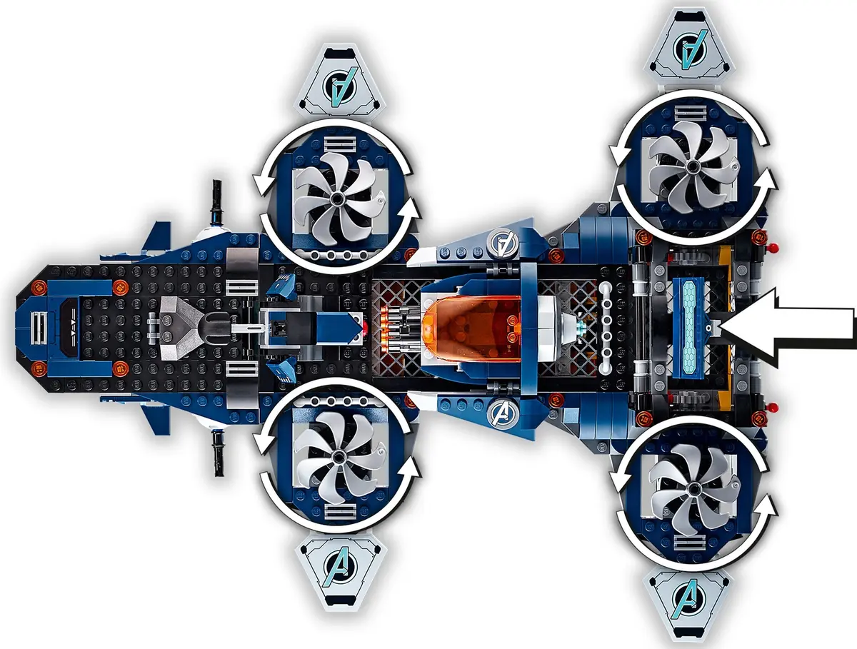 LEGO Marvel Super Heroes 76153 Avengers Helicarrier set, image 8