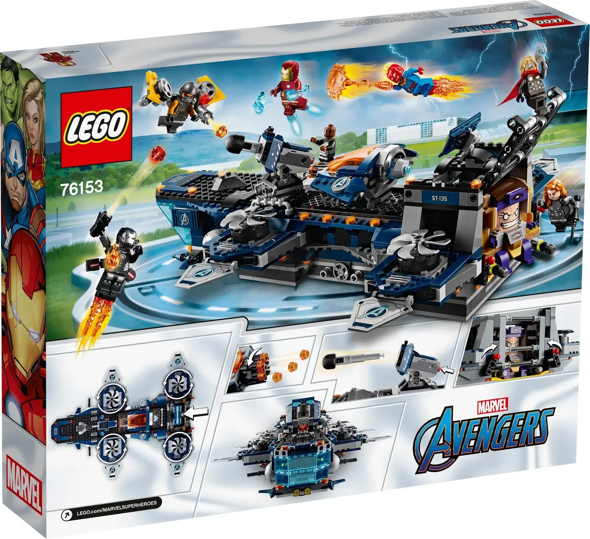 LEGO Marvel Super Heroes 76153 Avengers Helicarrier set, image 10