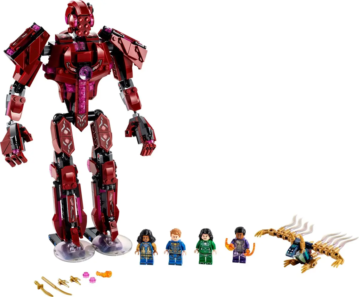 LEGO Marvel Super Heroes 76155 In Arishem's Shadow set