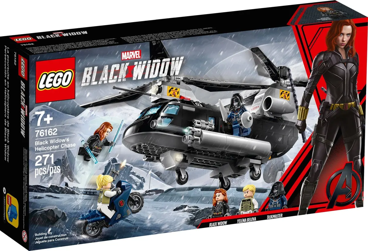 LEGO Marvel Super Heroes 76162 Black Widow's Helicopter Chase set, image 2